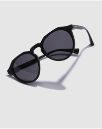Hawkers Co - Black Black Warwick Raw Sunglasses for Men and Women UV400