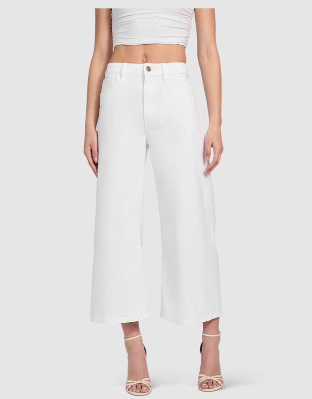 GUESS - Bellflower Crop Wide Leg Jeans