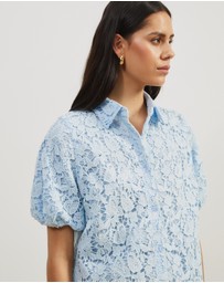 Atmos&Here - Rio Broderie Shirt Dress