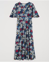 Seasalt - Seasalt Cornwall Seaweed Flower Maritime Chateaux Dress (Half Sleeve)