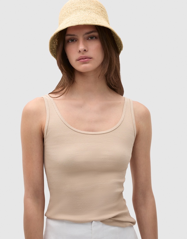 Seed Heritage - Short Brim Raffia Bucket Hat
