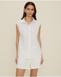 The Fated - Lucie Linen Blend Shirt