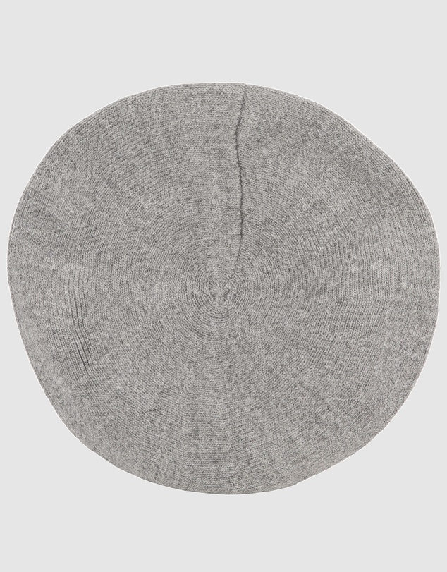 Max Alexander - European Made Light Grey Soft Wool Beret