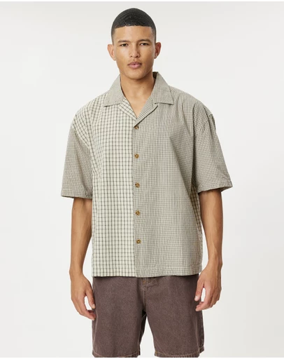 Rhythm - Cross Check Relaxed SS Shirt