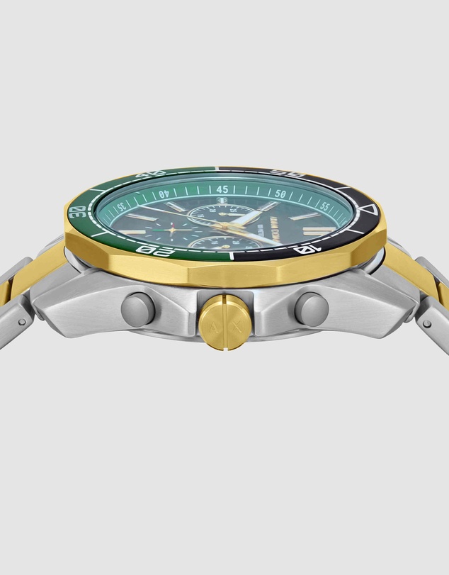 Armani Exchange - Two Tone Chronograph Watch