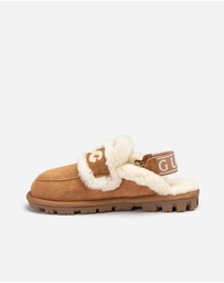 Ozwear Connection Uggs - Ugg Violet Shearling Slipper (Elastic Logo) (Detachable Feature)