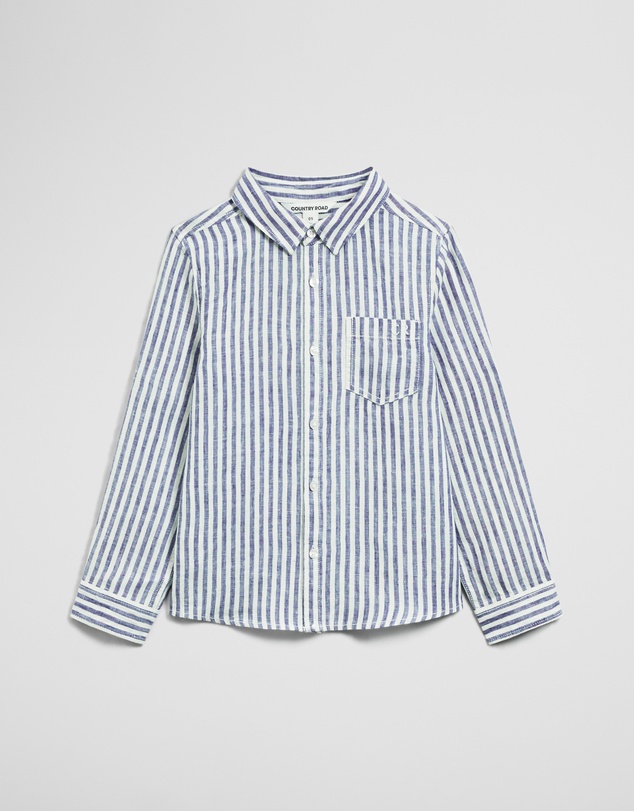 Country Road - Long Sleeve Linen Shirt