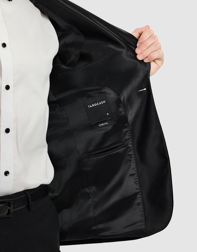 Tarocash - Obsidian Velvet Tuxedo Jacket