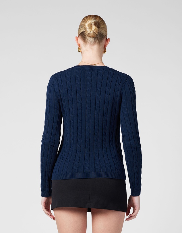 MVN - Cable Crew Neck Cardigan