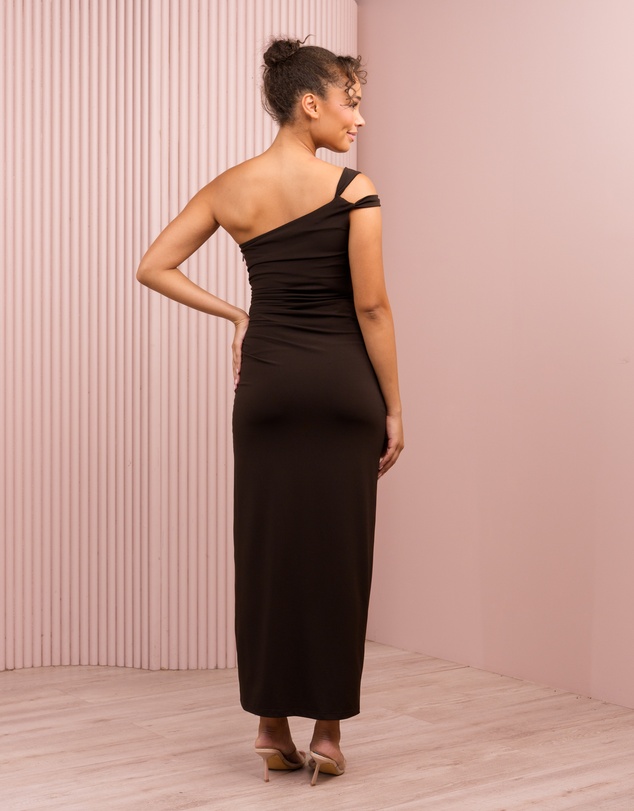 Azzurielle - Maeve Asymmetric Maxi Dress