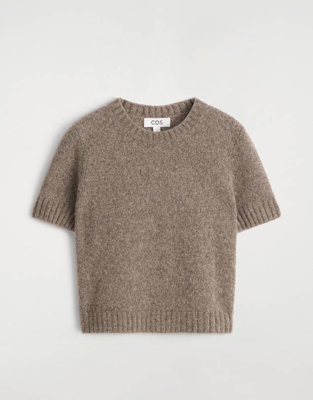 COS - Knitted Alpaca-Blend T-Shirt