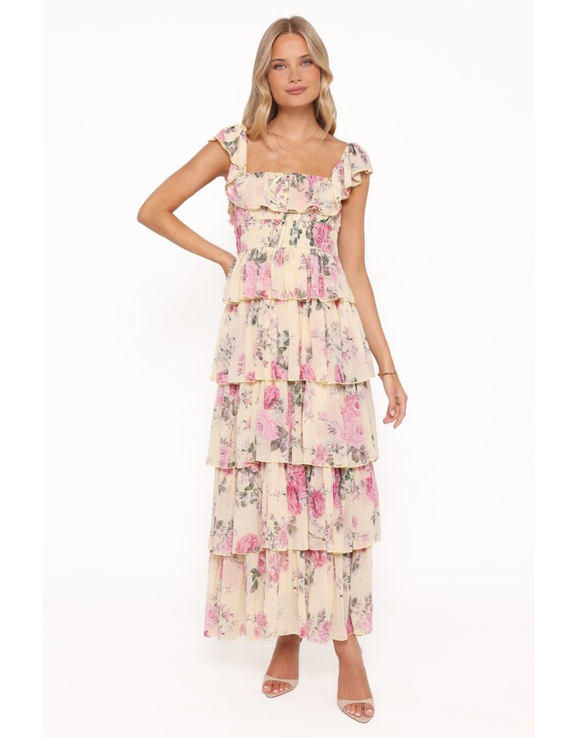 Petal & Pup - Belle Maxi Dress - Yellow Floral