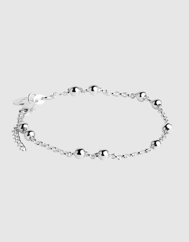 Najo - Mattina Silver Single Bracelet (19cm + ext)