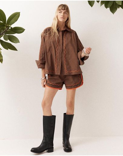 Brown