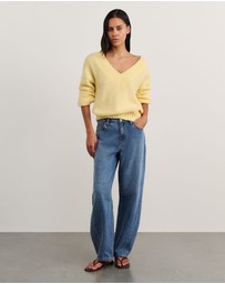 Jag - Lily V Neck Knit