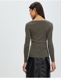 Honey and Beau - Round Neck Base Top