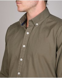 Abelard - 2 Ply Ortono Washed Oxford Slim Fit Shirt