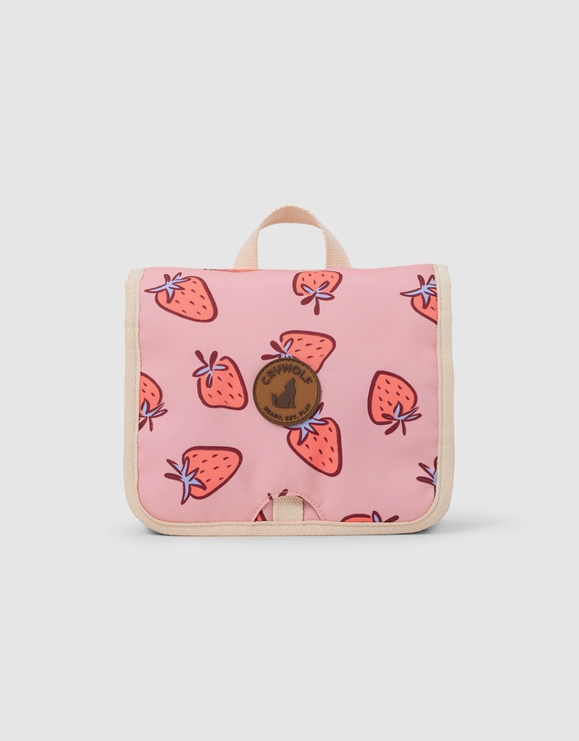 Crywolf - HANGING TOILETRY BAG Strawberry Splash