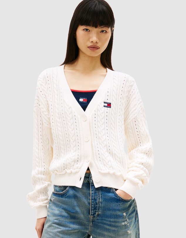 Tommy Jeans - Boxy Garmentdye Cardigan