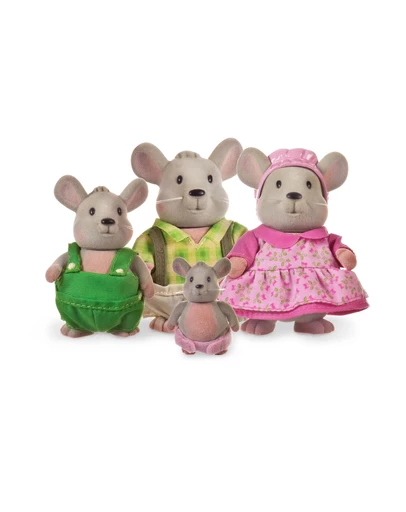 Lil Woodzeez - Handydandy Mice Family Small Animal Figurines