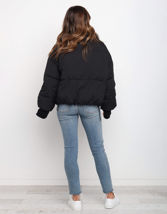 Petal & Pup - Edric Puffer Jacket - Black