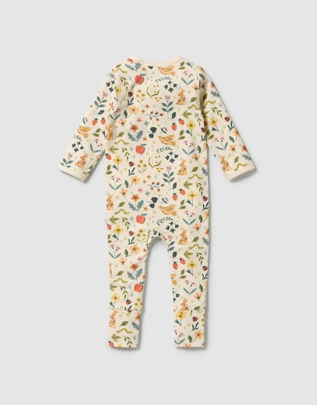 Wilson & Frenchy - Organic Zipsuit with Feet - Babies
