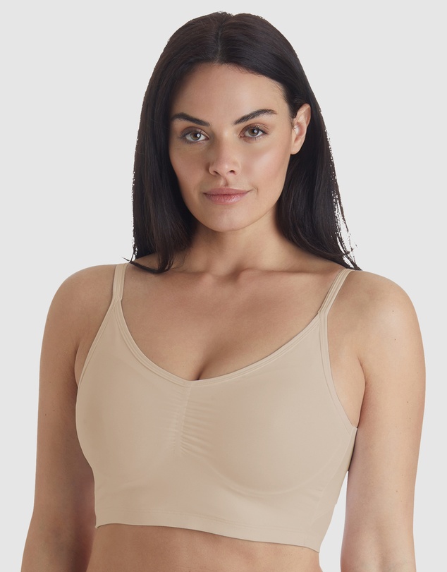 Naomi & Nicole - No 'Side Show' Crop Top Style Shapewear Bralette