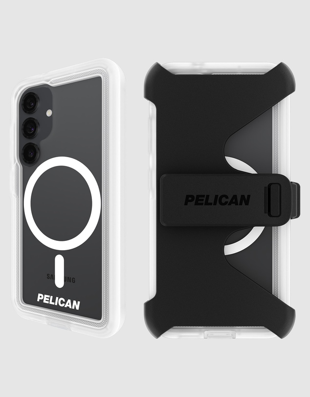 Pelican - Pelican Voyager Case w/ Magnet & Holster for Galaxy S25
