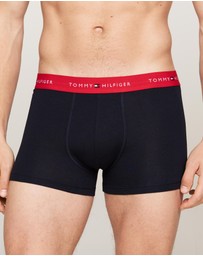 Tommy Hilfiger - 3-Pack Essential Logo Waistband Trunks