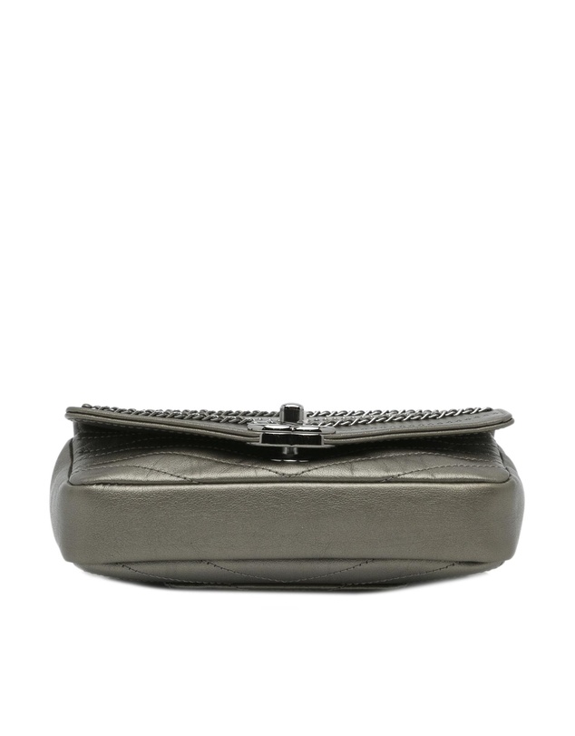 Pre-Loved by Azura Reborn - Pre-Loved chanel Chanel 19 Crossbody Bag Grey Leather