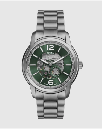 Fossil - Fossil Heritage Silver Tone Analogue Watch