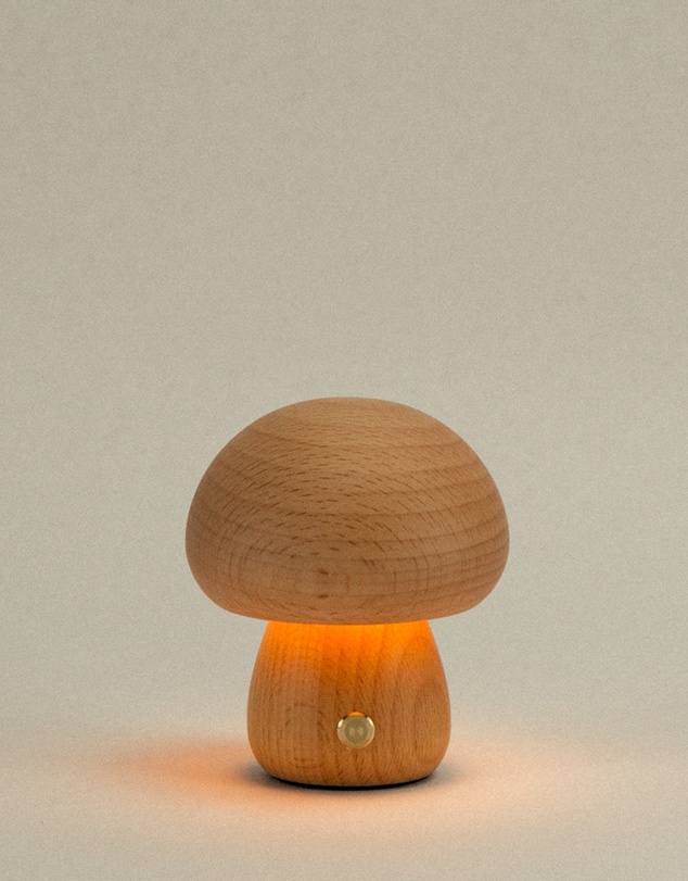 Dennis Did It - Timber Mushie Lamp Beech Small