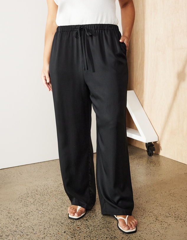 Atmos&Here Curvy - Corrina Wide Leg Pants