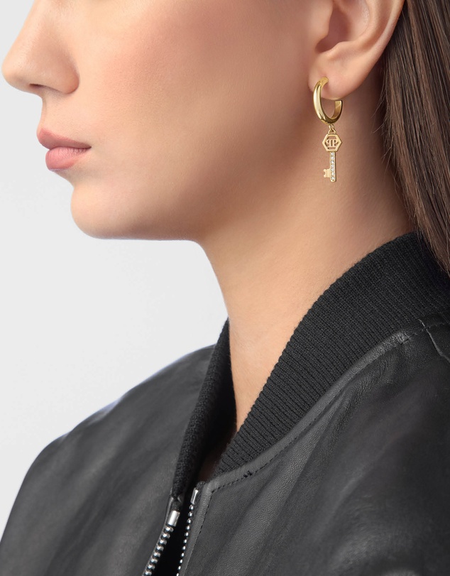 Philipp Plein - Plein Valentine Gold-Tone Earrings