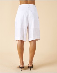 CAMIXA - Bermuda Linen Shorts Jorts