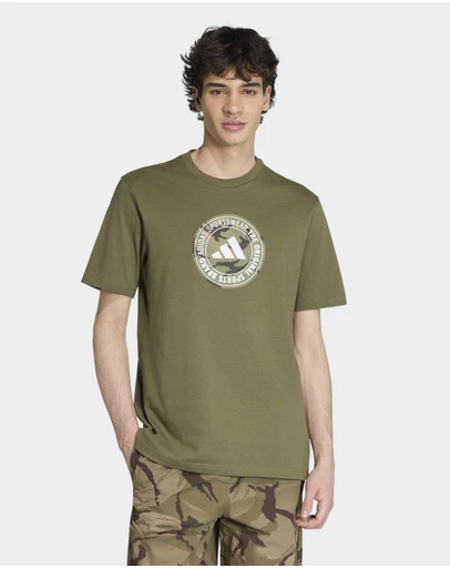 adidas Sportswear - CAMO CIRCLE GRAPHIC T-SHIRT Mens