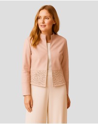 KAJA Clothing - VERA - Leather Jacket Rose