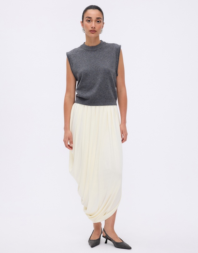 Minima Esenciales - Naya Cashmere Blend Knitted Top