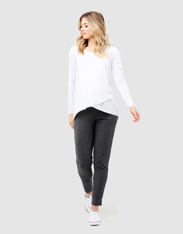 Ripe Maternity - Raw Edge Nursing Top