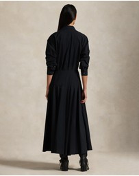 Polo Ralph Lauren - Paneled Cotton Canvas Shirtdress - ICONIC EXCLUSIVE