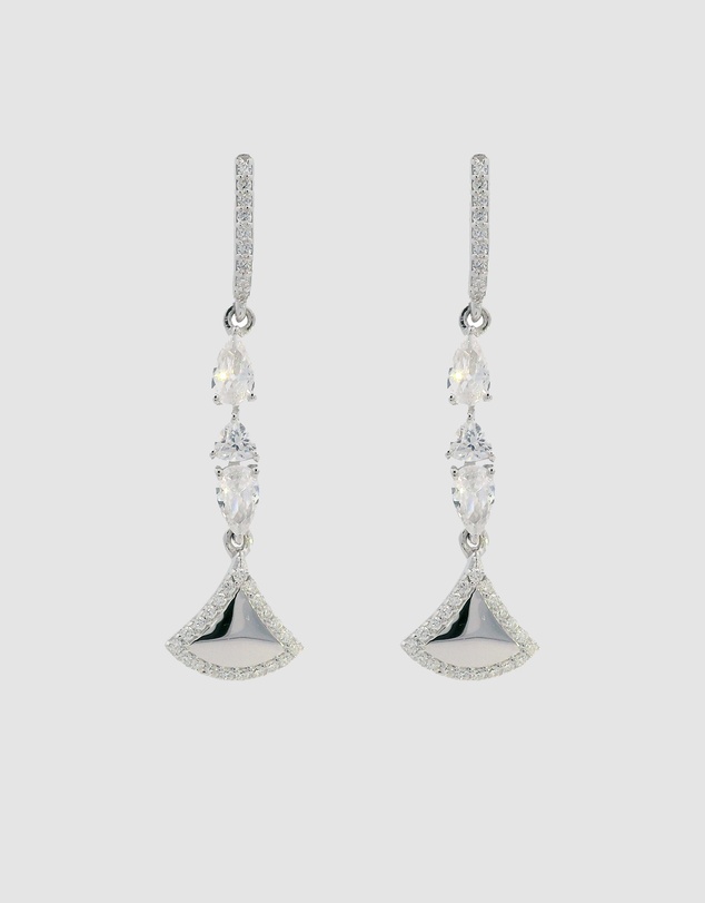 Georgini - Georgini Chic Noel Fantasy Earrings Silver