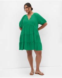City Chic - Kara Tiered Mini Dress