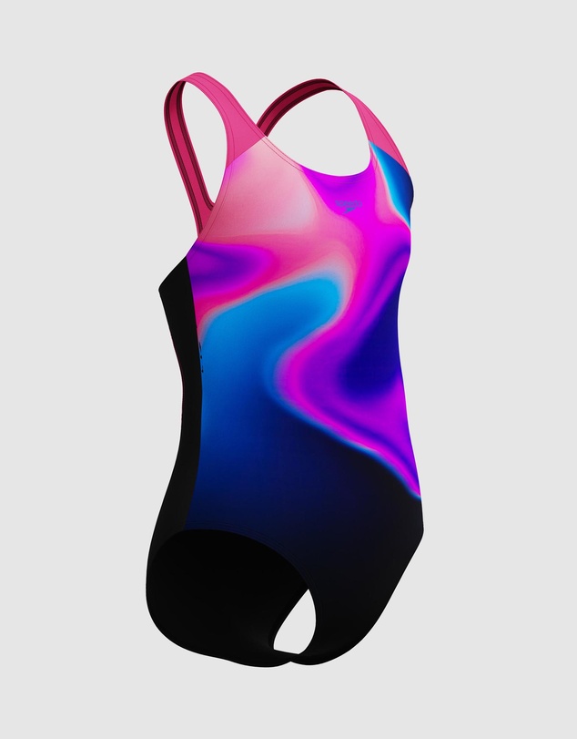 Speedo - Print Splashback Swimsuit - Kids-Teens