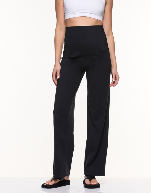 Soon Maternity - Wide Leg Overbelly Leggings