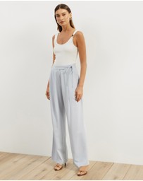 Atmos&Here - Erin Tie Pleated Pants