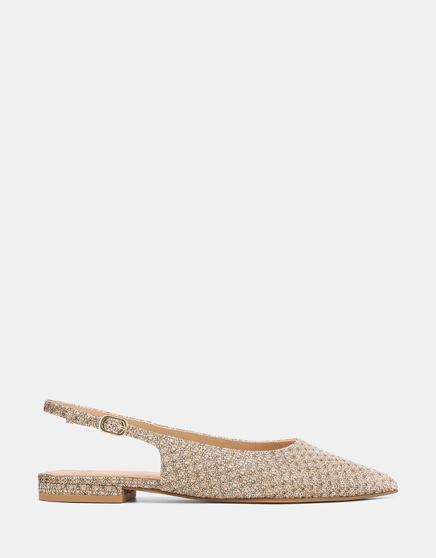 Wittner - Mary Metallic Lurex Slingbacks