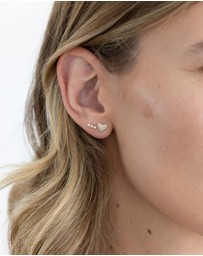 Luna Rae - Solid Gold - Vivian Studs
