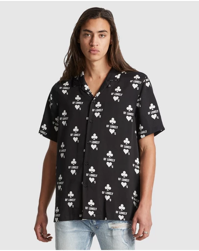 Ksubi - Klub Of Hearts Resort Short Sleeve Shirt