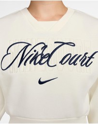 Nike - Court Collection French Terry Crew-Neck Tennis Top