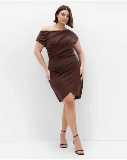 City Chic - Sexy Off Shoulder Mini Dress